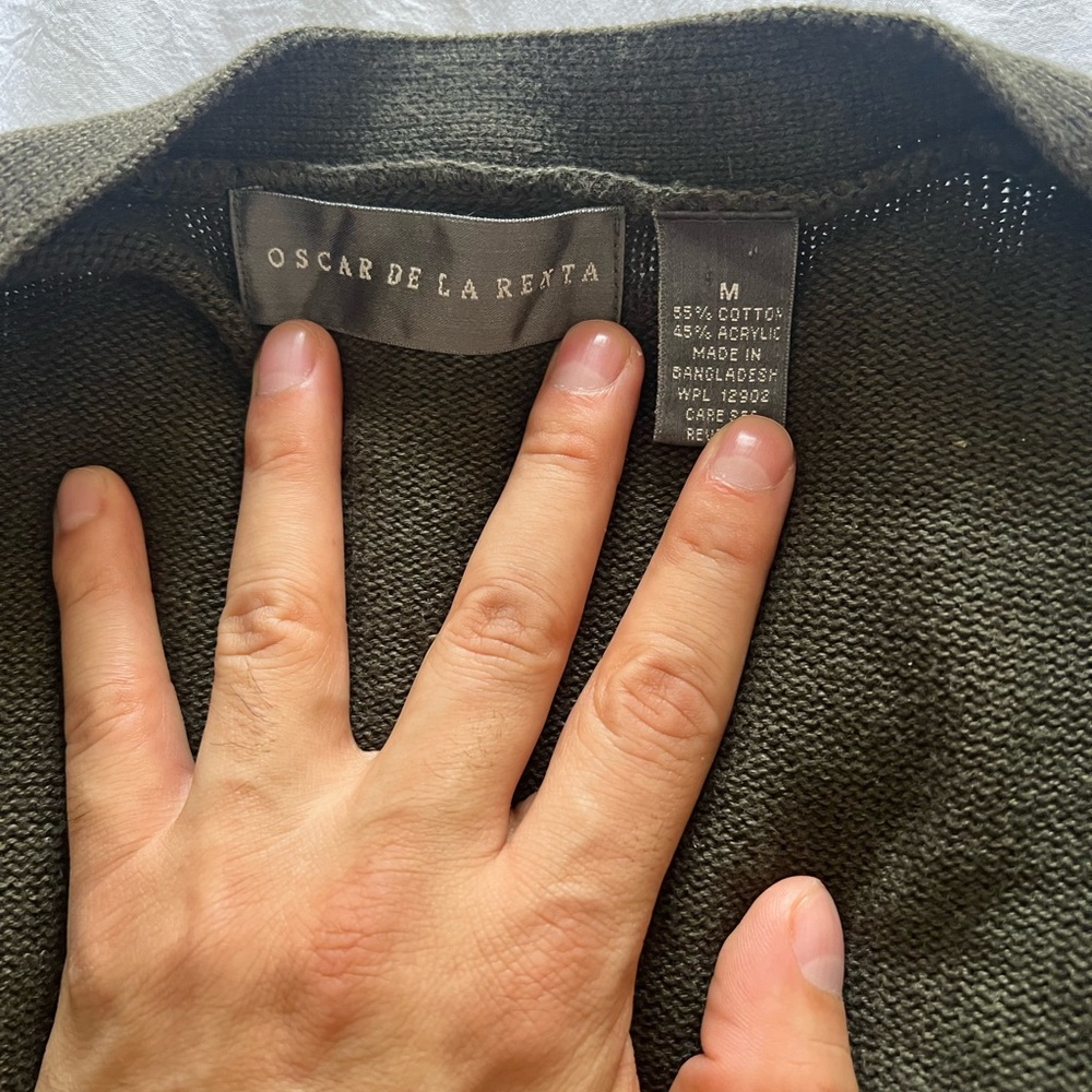 Oscar de la renta cardigan